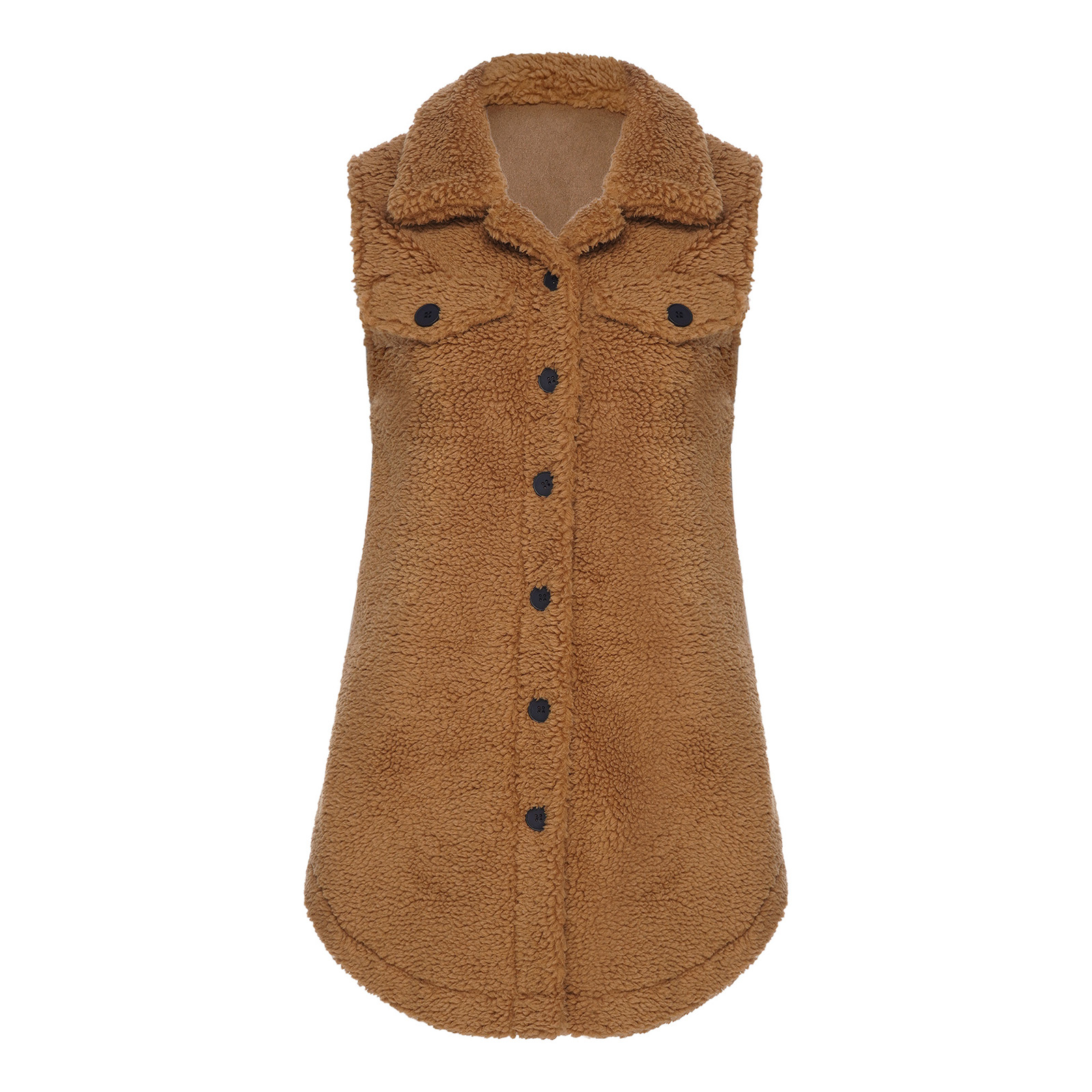 Sherpa Jacket Fleece - Womens Warm Fleece Sherpa Jacket Lapel