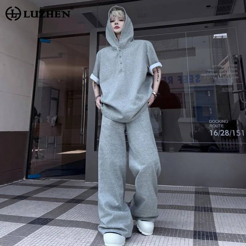 Men'S Fashion For 2026 - LUZHEN Original Tops Sleeve 2026 Short