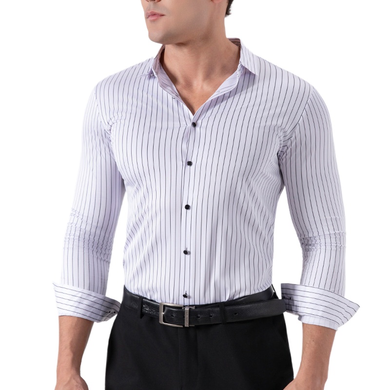 Men'S Fashion For 2026 - Retro Striped Wrinkle Free Stretch Dress