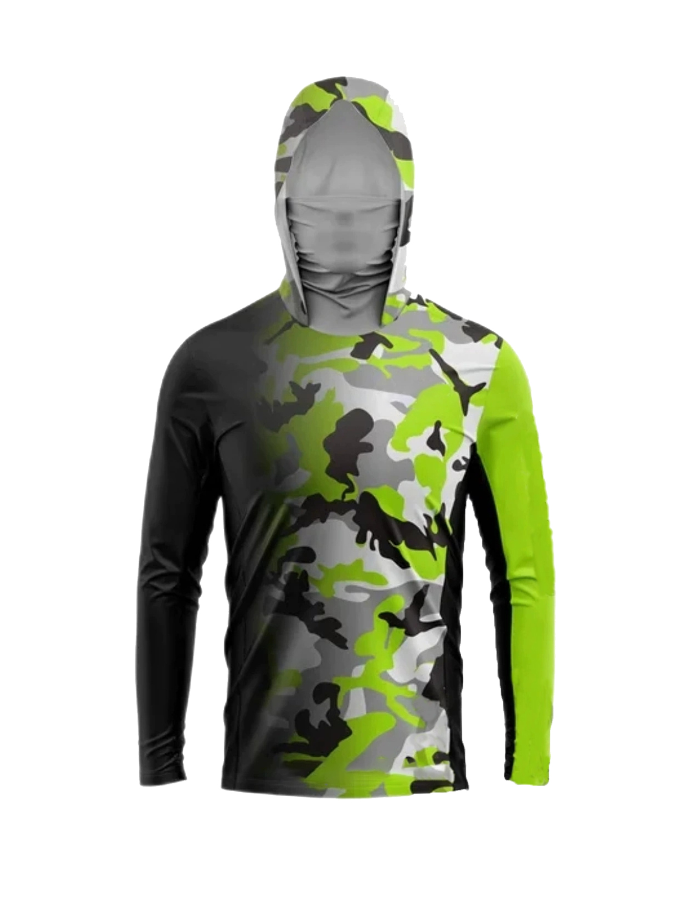 Military Shirt Men - Outdoor Fisherman Hooded Long Sleeve T-shirt,