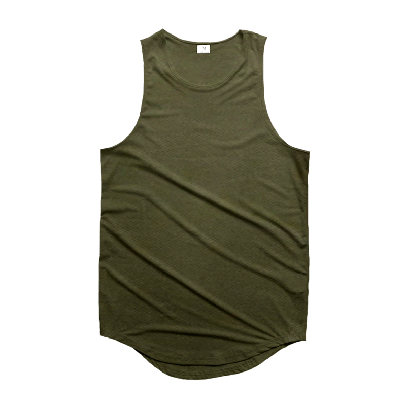 Muscle Tee Workout - Plain Gym Fitness Bodybuilding Muscle Tank