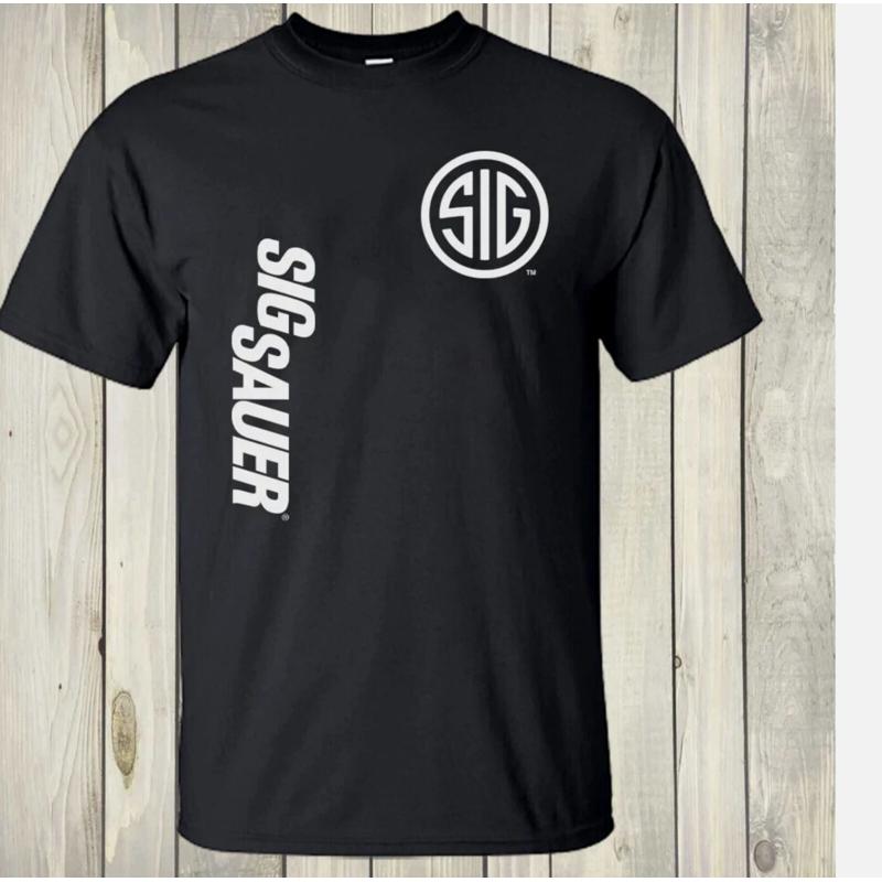 Military Shirt Men - Sig Inspired Tactical Firearms Logo T