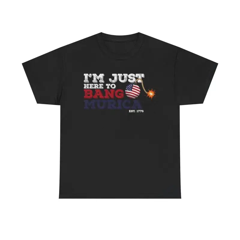 Military Shirt Men - Im Just Here To Bang T