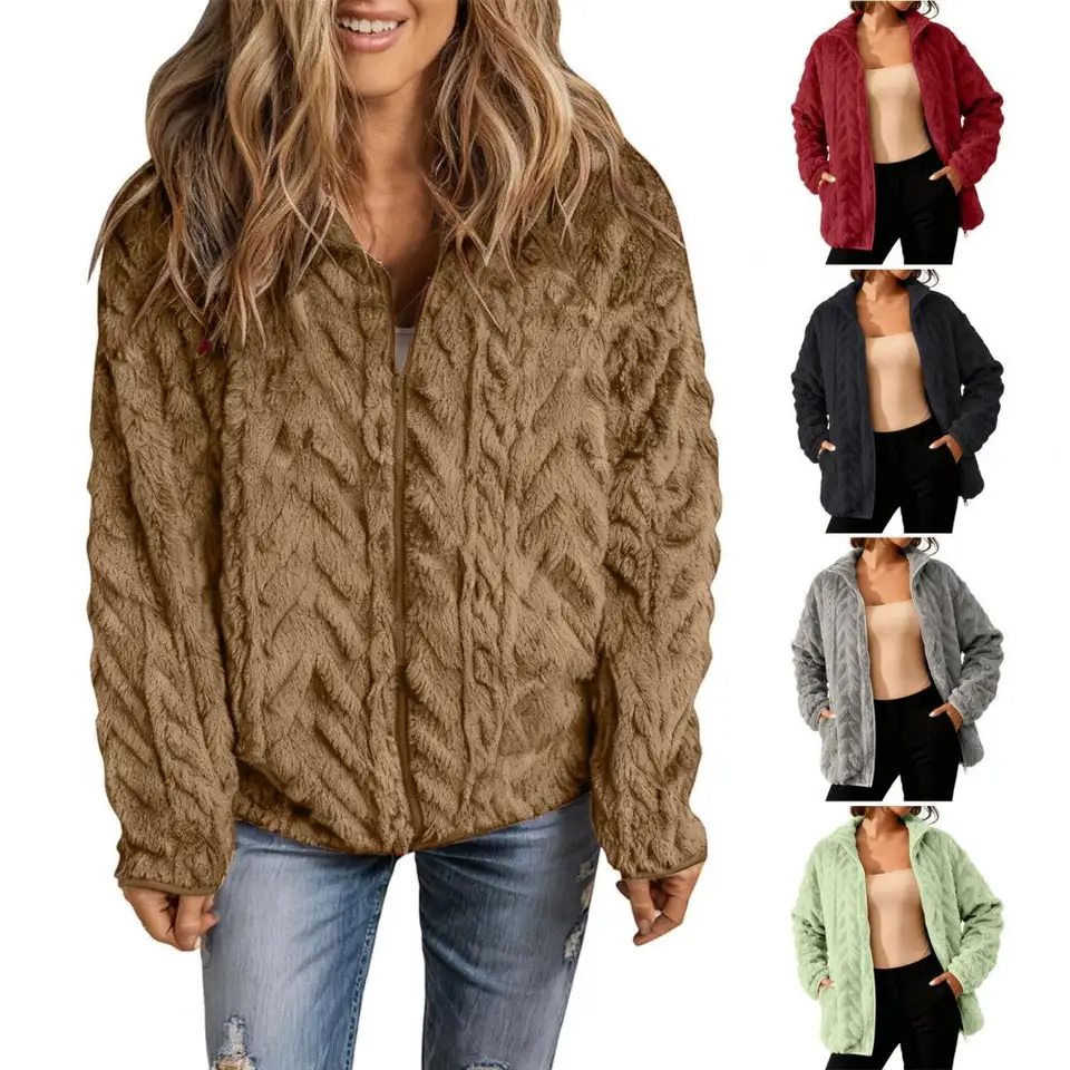 Sherpa Jacket Fleece - Winter Coat Women Winter Fleece for