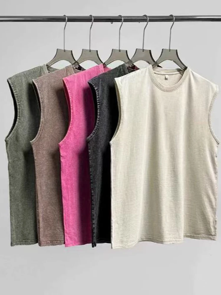 2026 Summer New Men's Washed C - Muscle Tee Workout 评论和价格