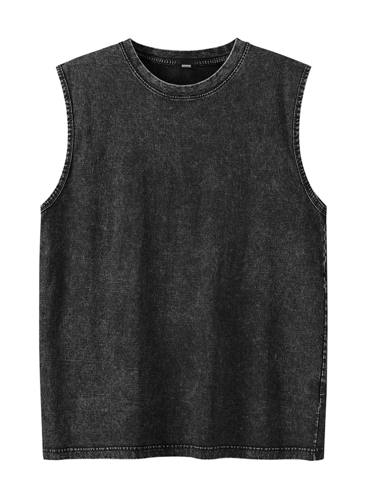 2026 Summer New Men's Washed C - Muscle Tee Workout 评论和价格