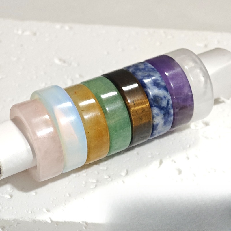 8mm Natural Crystal Healing Ri - Mens Fashion In 1920 评论和价格