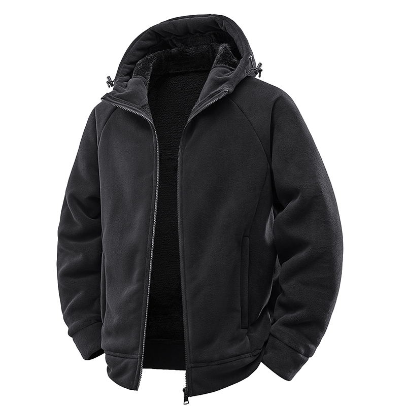 Thick Polar Fleece Jacket Men  - Sherpa Jacket Fleece 评论和价格