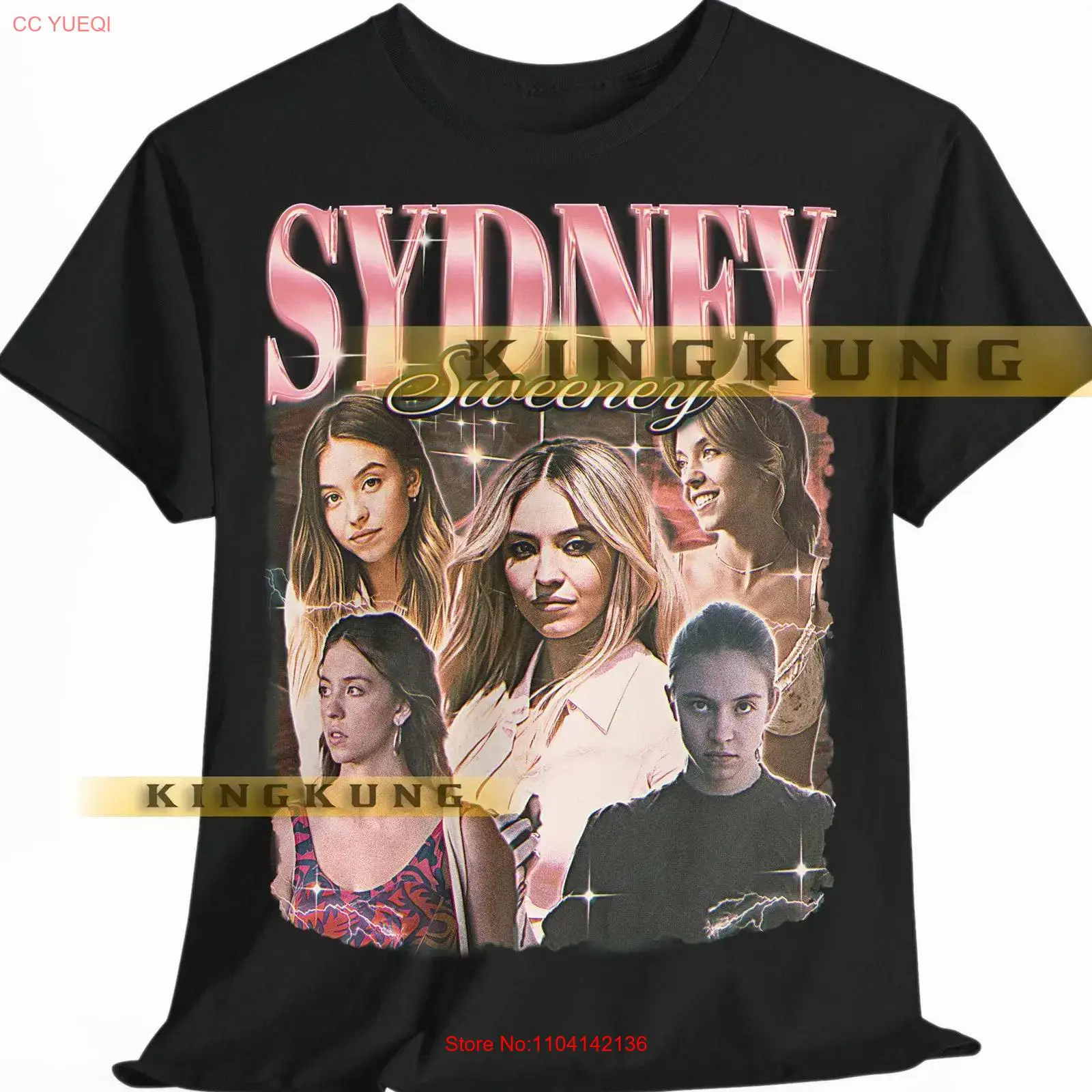 SYDNEY SWEENEY T Shirt Vintage - Men'S Fashion Sydney 评论和价格
