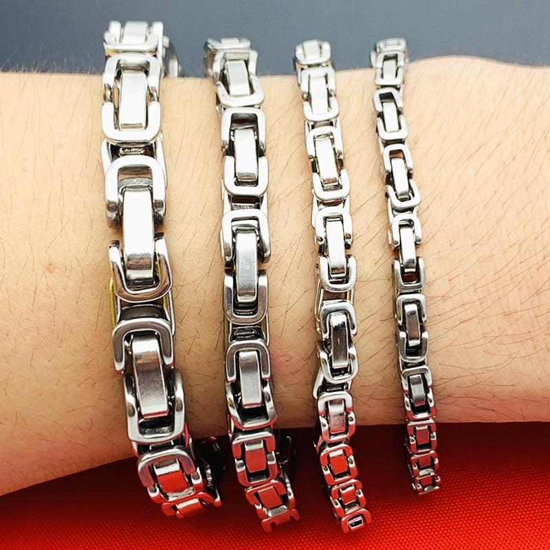 Men Jewelry Bracelet 316 Stain - Mens Fashion In 1920 评论和价格