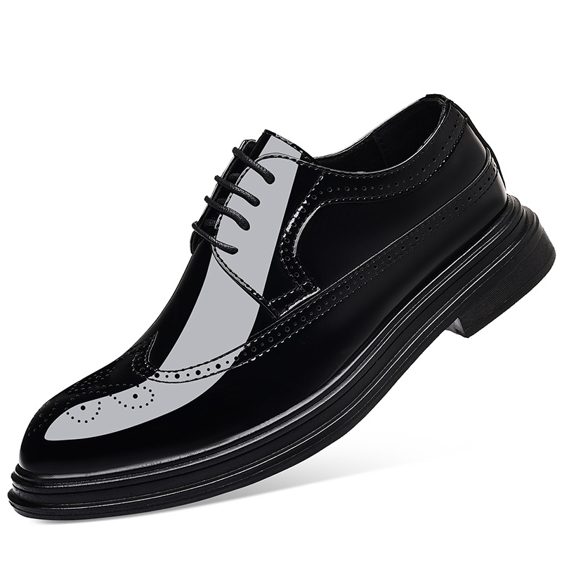 Men's Patent Leather Brogue Dr - Oxford Shoes Brogue 评论和价格