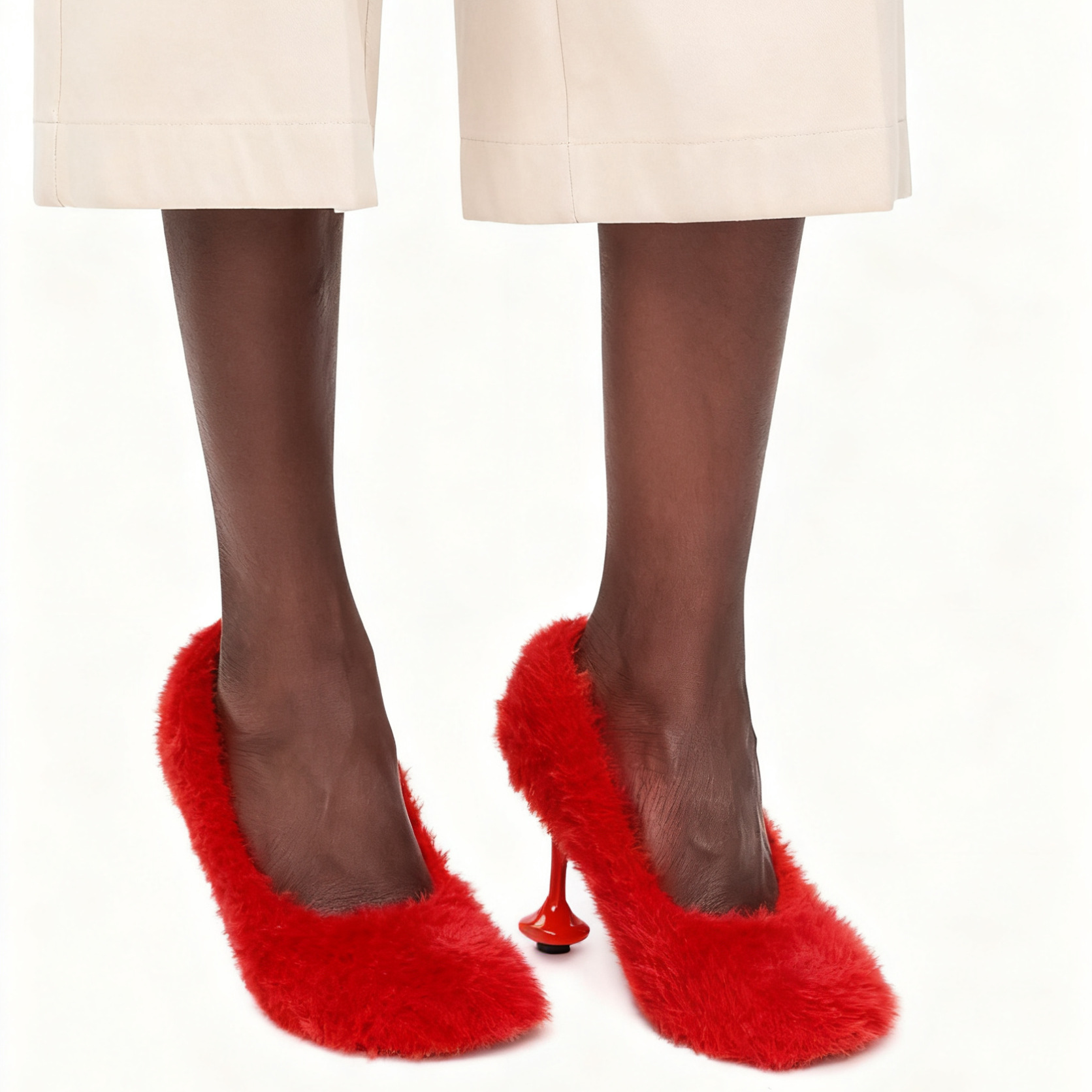 2026 Women Summer Red Furry Fa - Men'S Fashion Night Out 评论和价格