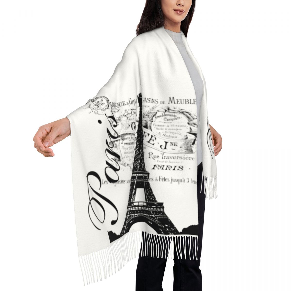 Custom Printed Vintage Eiffel  - Paris Fashion Men 评论和价格