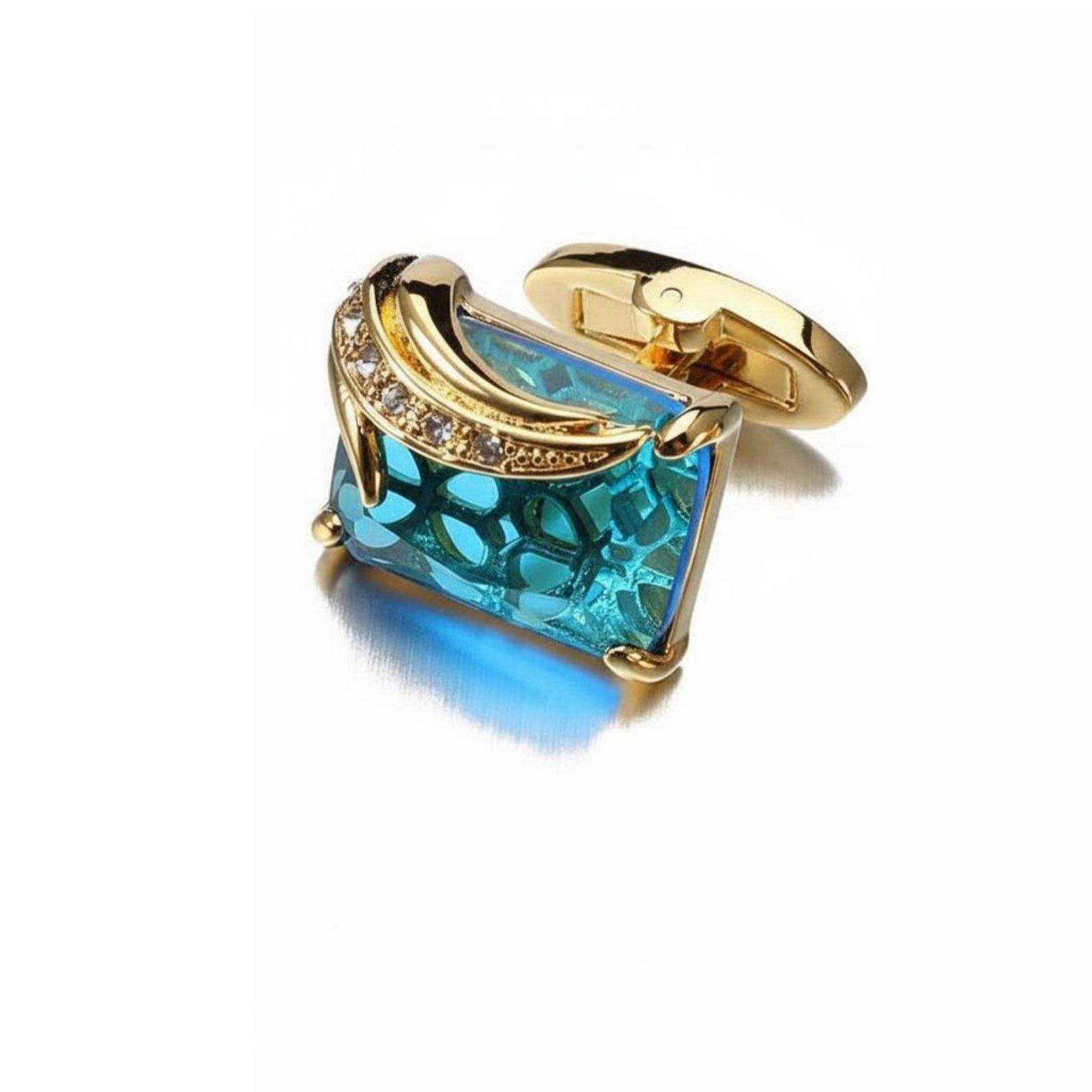 Fashion Crystal Men Cufflinks  - Mens Fashion Dress 评论和价格