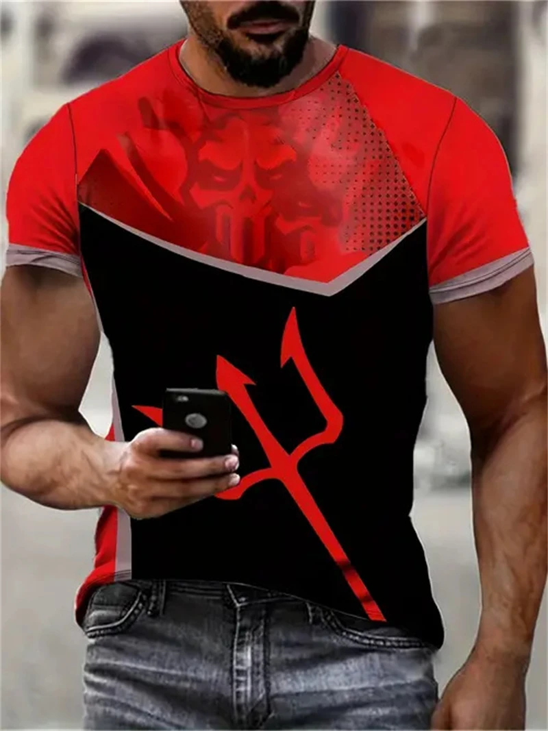 Men's Red Black Devil Trident  - Men'S Fashion Night Out 评论和价格