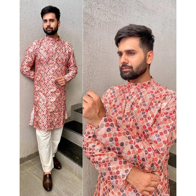 Luxury Casual Islamic Arabic A - Men'S Fashion Kurta 评论和价格