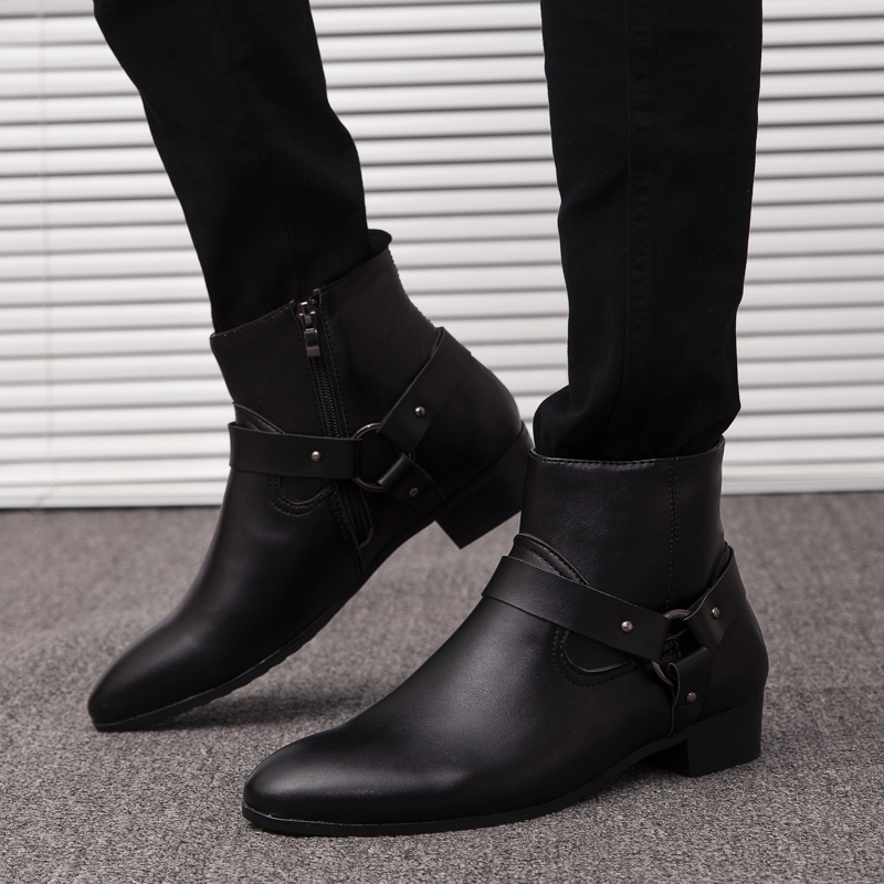 2026 New Ankle Boots PU Leathe - Mens Fashion Dress 评论和价格
