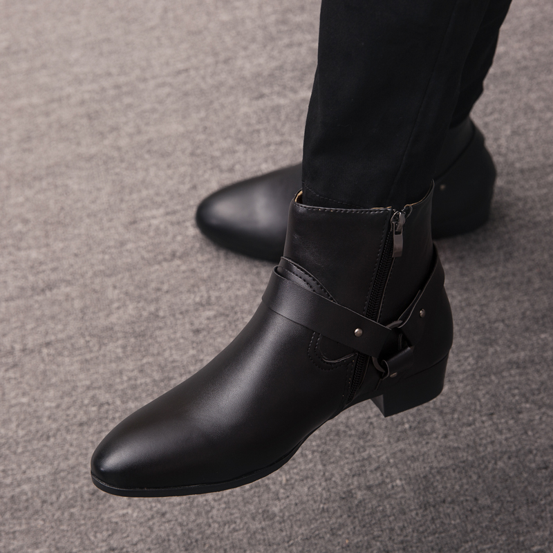 2026 New Ankle Boots PU Leathe - Mens Fashion Dress 评论和价格