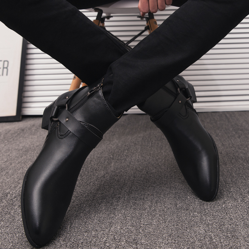 2026 New Ankle Boots PU Leathe - Mens Fashion Dress 评论和价格