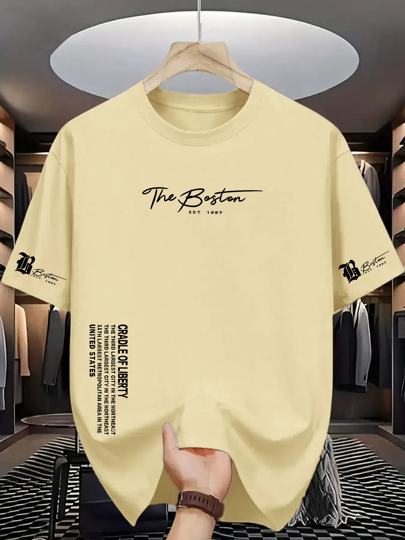 Men's Summer 100% Pure Cotton  - Paris Fashion Men 评论和价格