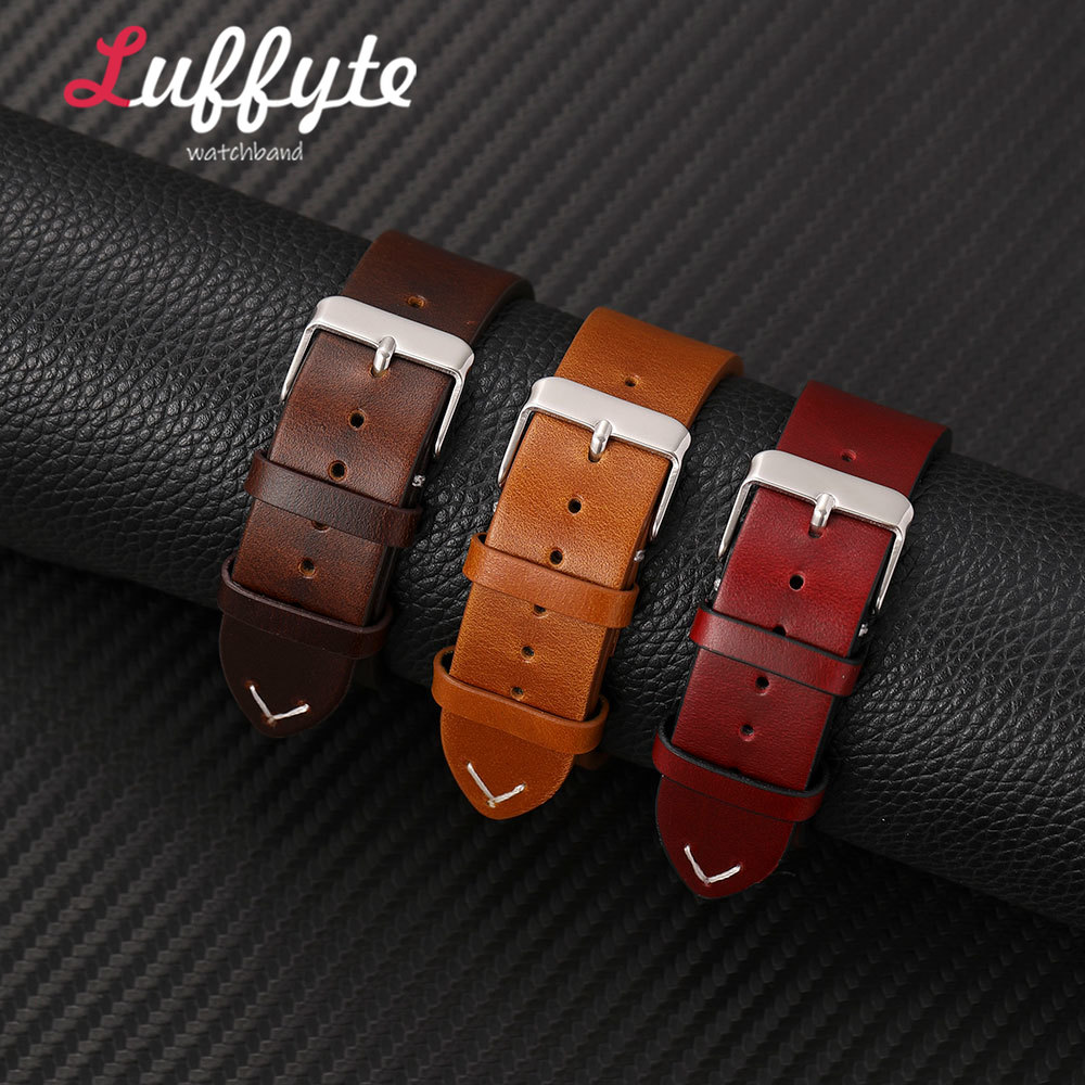 Men Retro Oil Wax Leather Stra - Mens Fashion In 1920 评论和价格