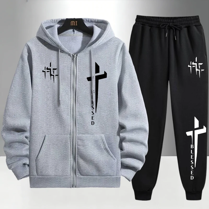 Urban Causal Fashion Hoodies O - Men'S Fashion Zipper Hoodie 评论和价格