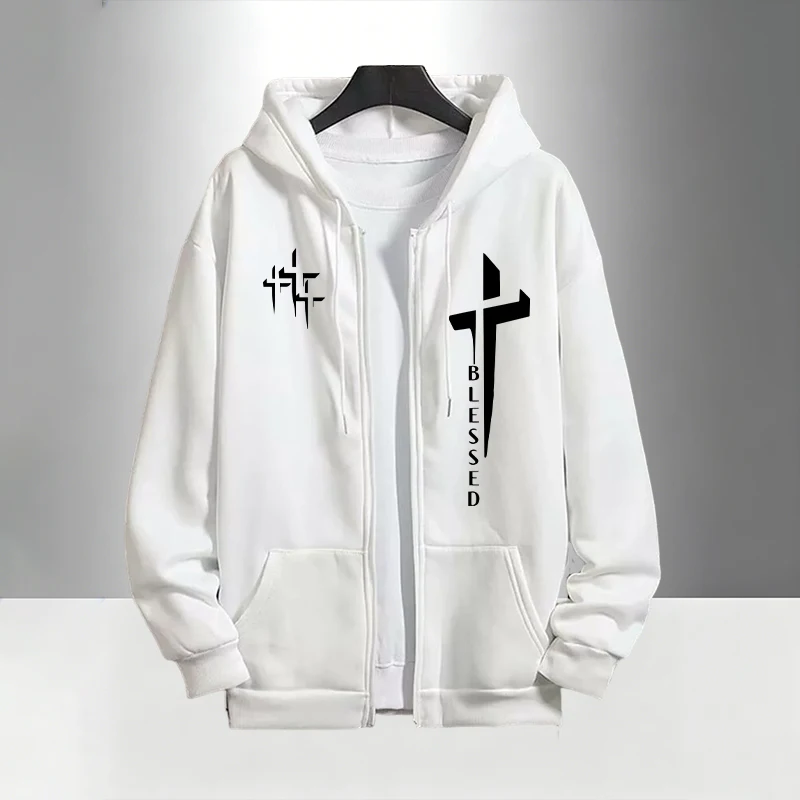 Urban Causal Fashion Hoodies O - Men'S Fashion Zipper Hoodie 评论和价格