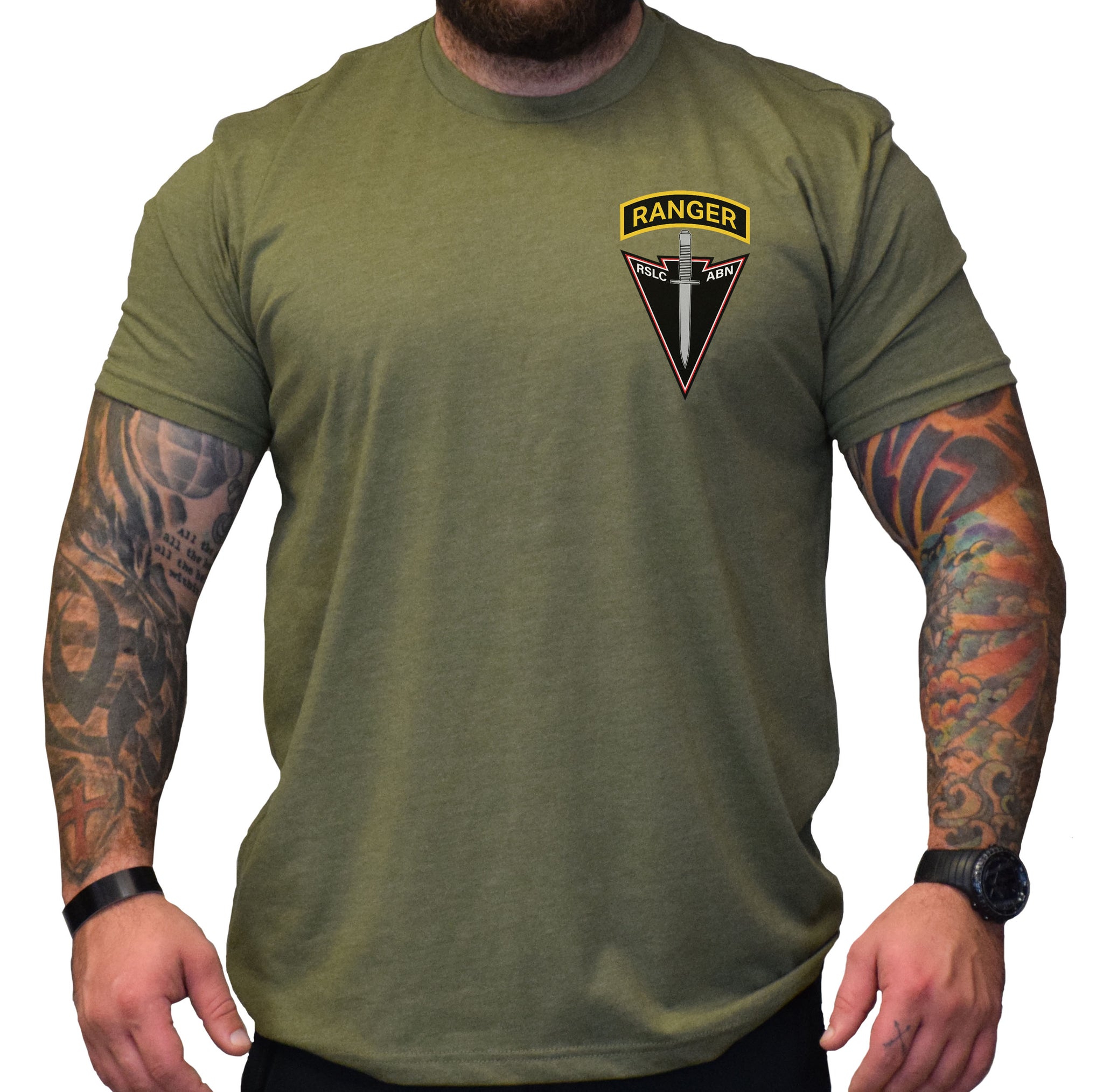 US Army Ranger RSLC Logo T-Shi - Military Shirt Men 评论和价格