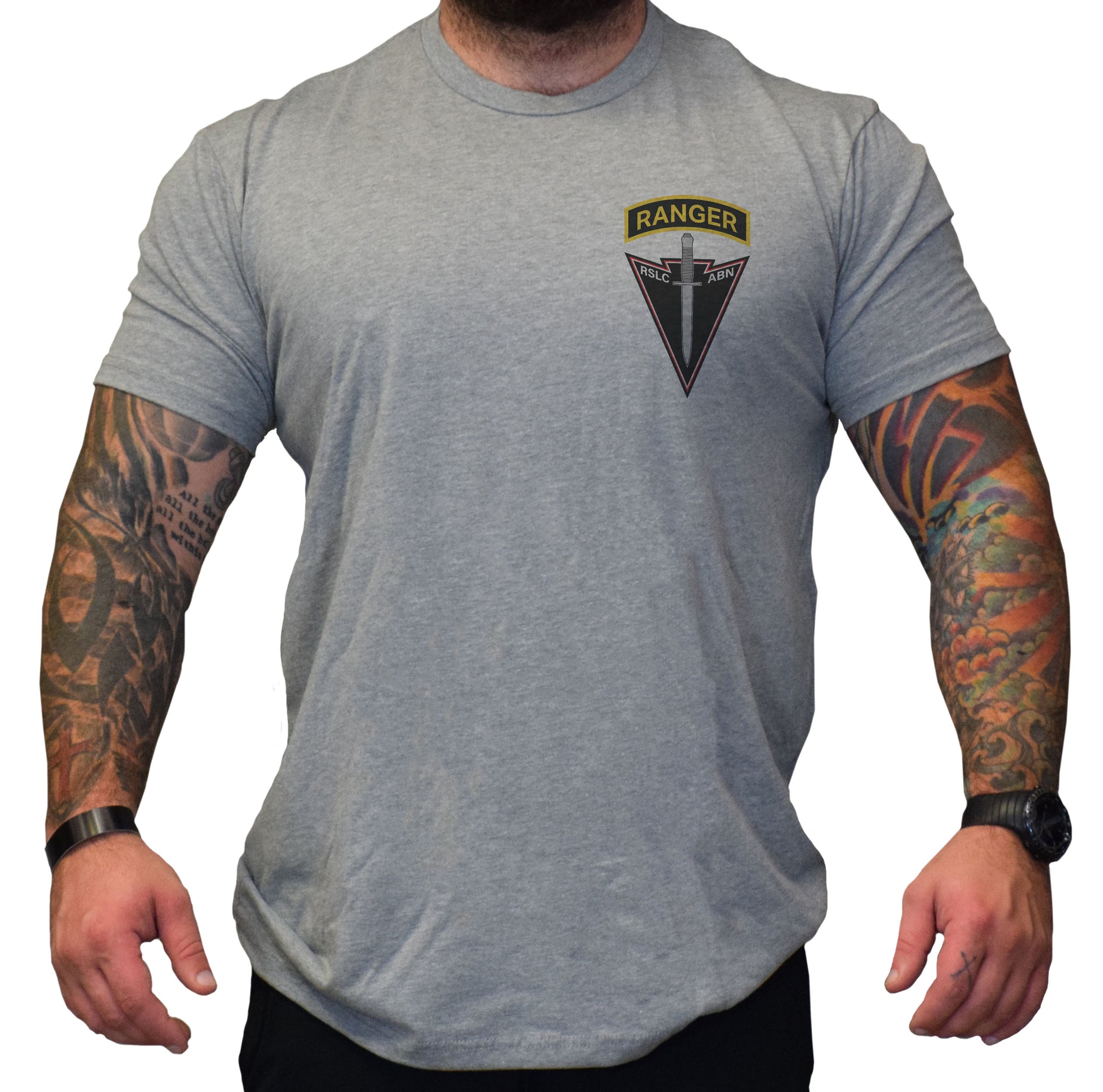 US Army Ranger RSLC Logo T-Shi - Military Shirt Men 评论和价格