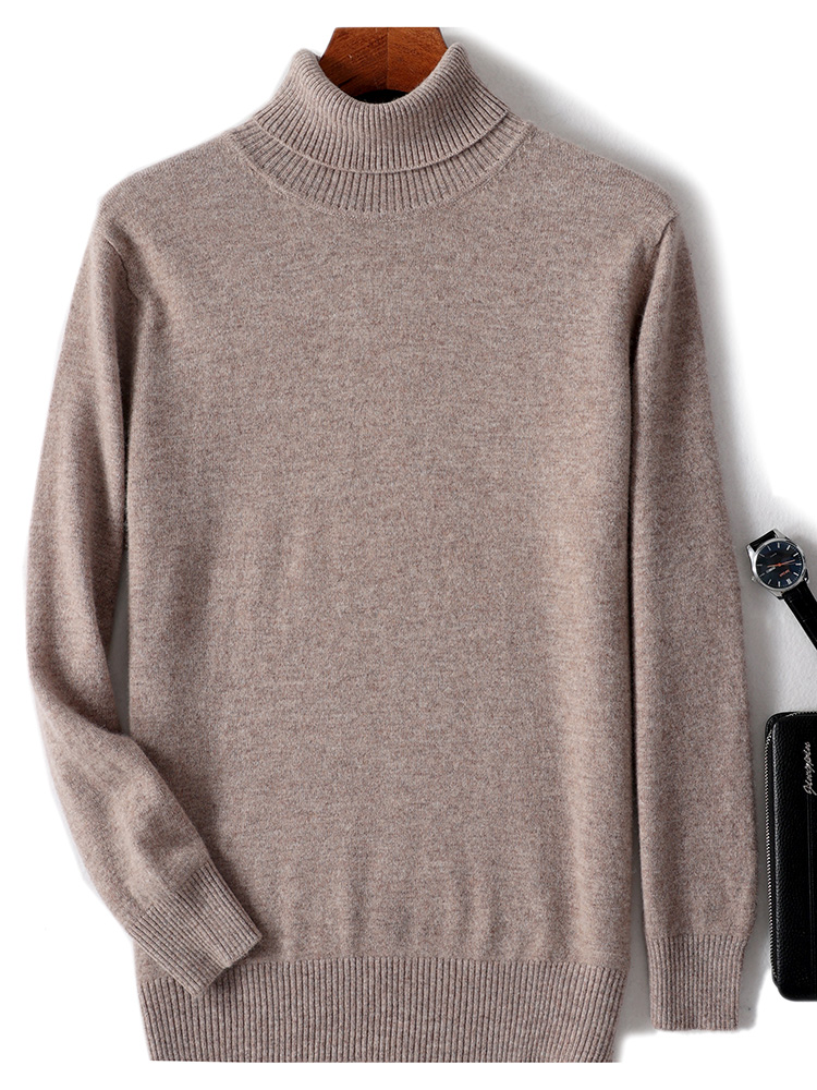 Autumn Winter Men Wool Turtlen - Mens Fashion Jumpers 评论和价格