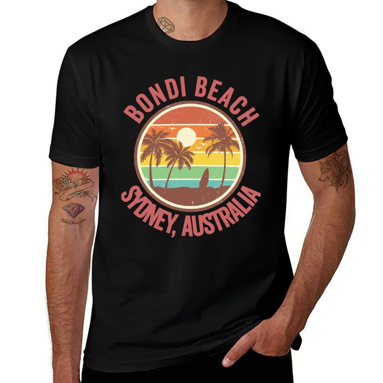 Retro Bondi Beach Sydney Austr - Men'S Fashion Sydney 评论和价格
