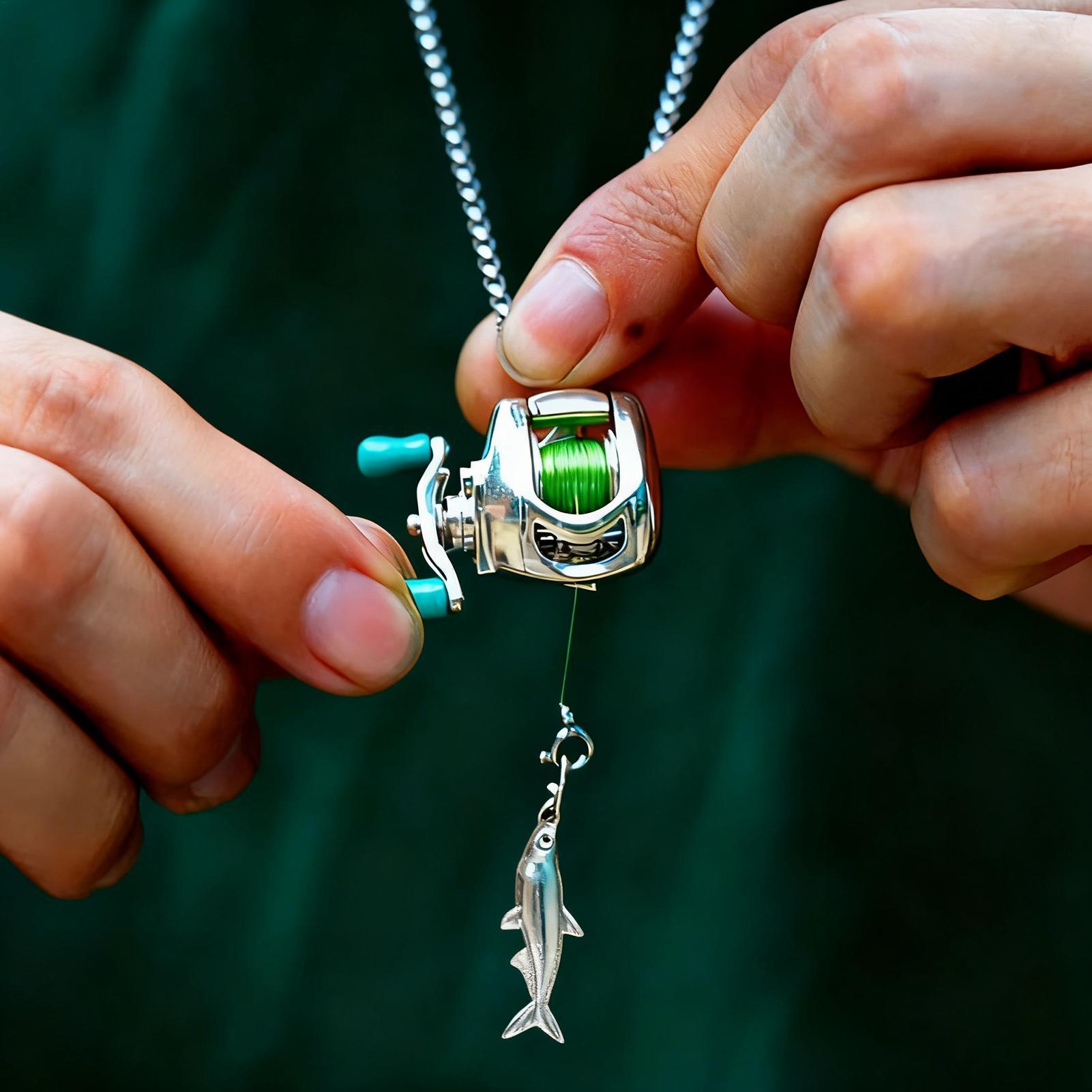 2026 Fishing Pendant Necklace  - Men'S Fashion Night Out 评论和价格