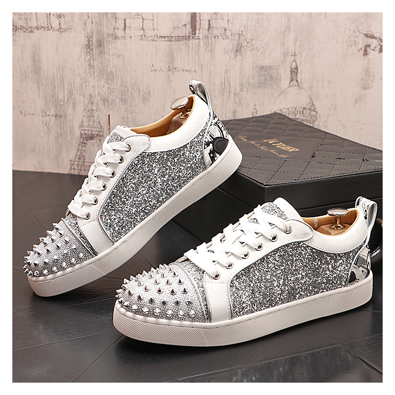 mens luxury fashion silver riv - Mens Fashion Dress 评论和价格