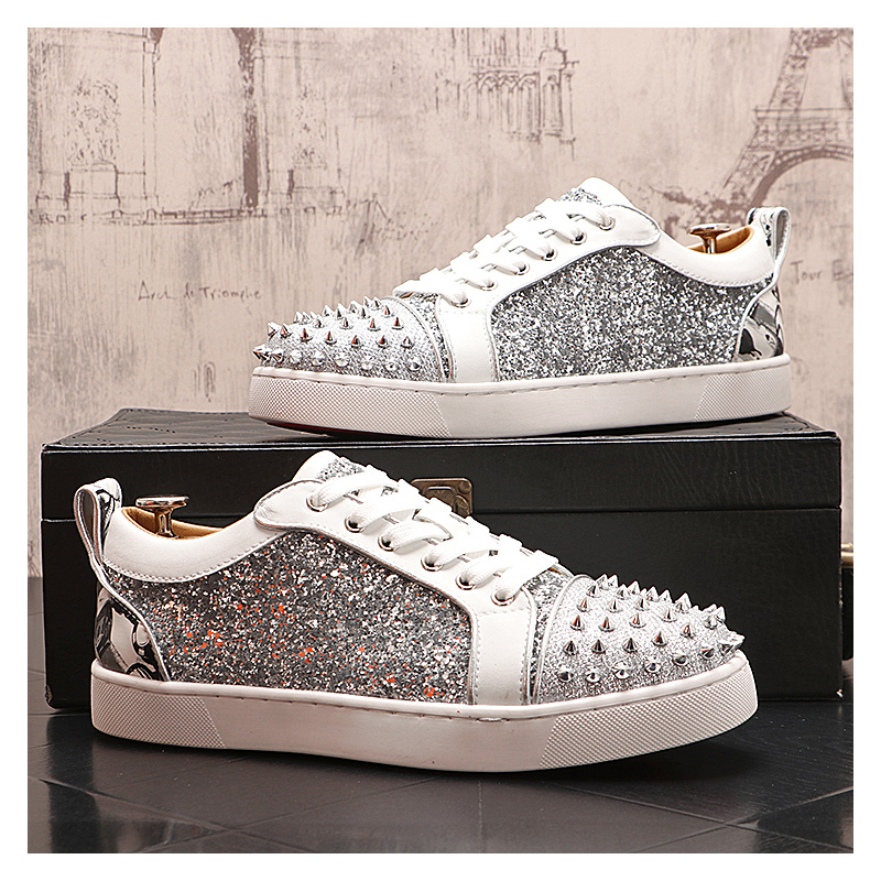 mens luxury fashion silver riv - Mens Fashion Dress 评论和价格