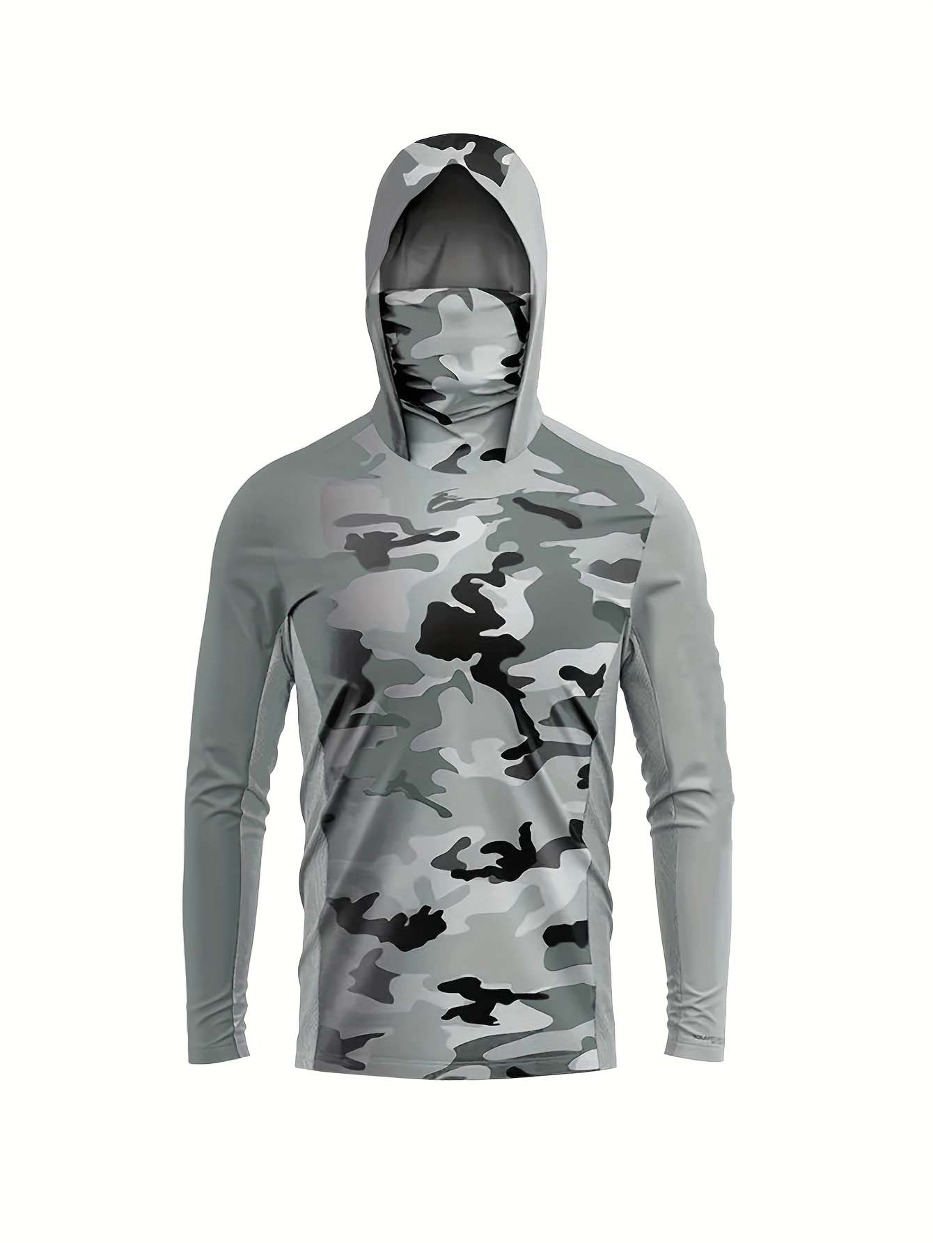 Outdoor Fisherman Hooded Long  - Military Shirt Men 评论和价格