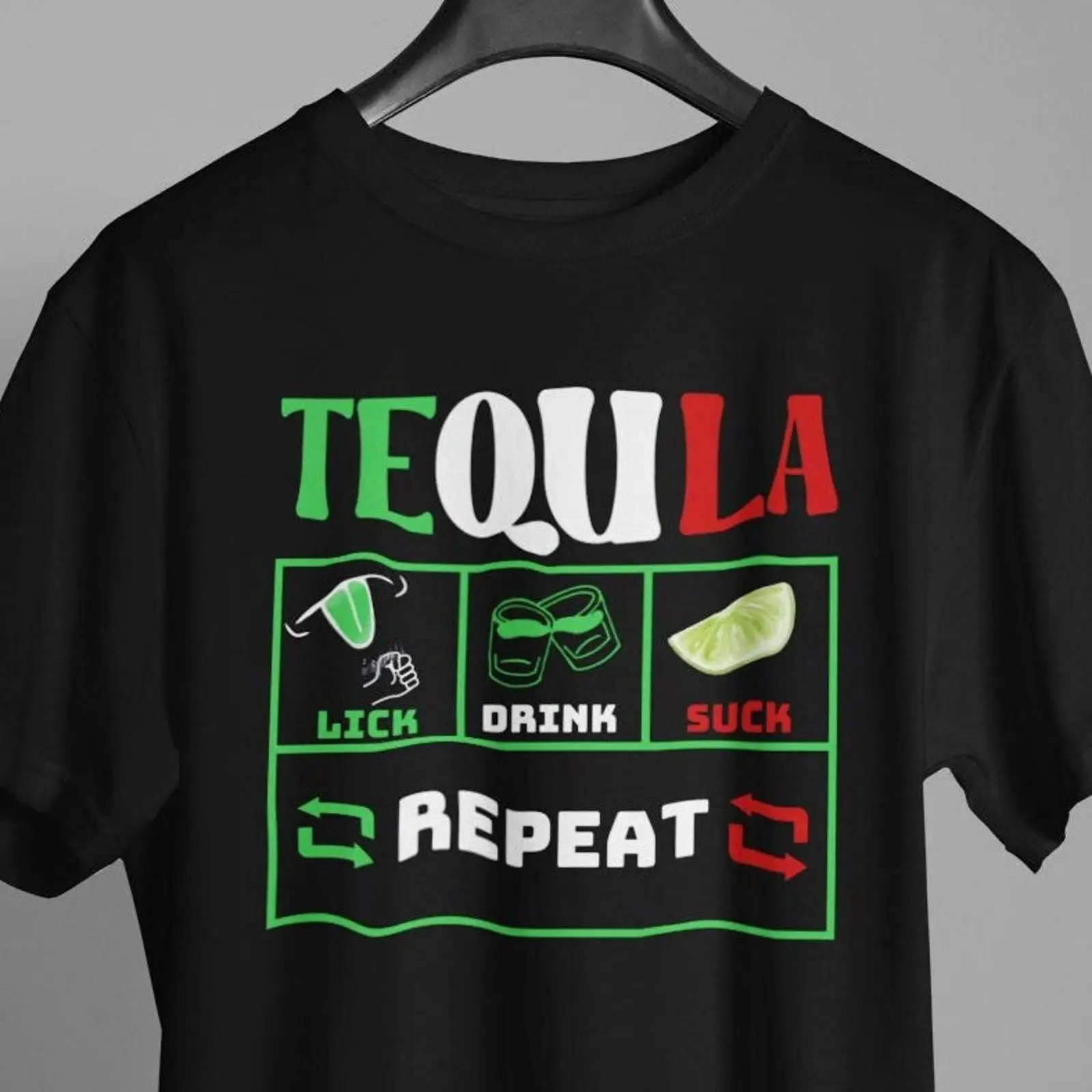 Tequila Drinking T Shirt Lads  - Men'S Fashion Night Out 评论和价格