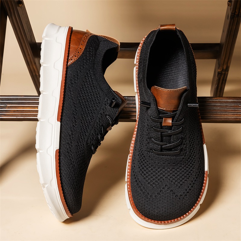 Men Wide Toe Knit Dress Shoes  - Oxford Shoes Brogue 评论和价格