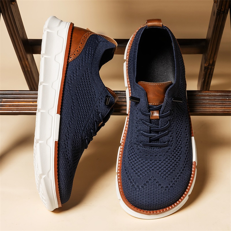 Men Wide Toe Knit Dress Shoes  - Oxford Shoes Brogue 评论和价格