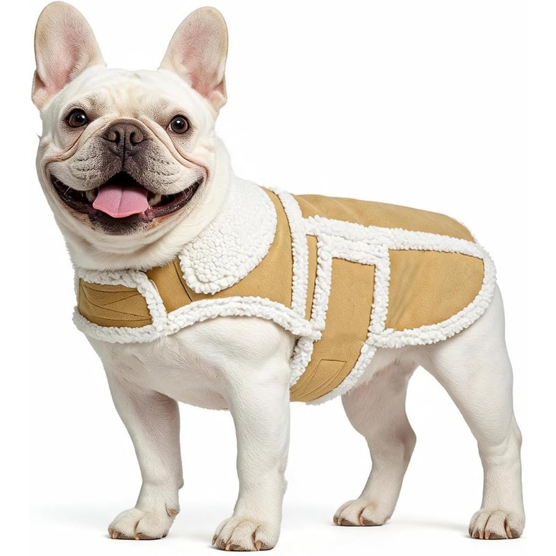 Winter Dog Coat Medium Breed S - Sherpa Jacket Fleece 评论和价格