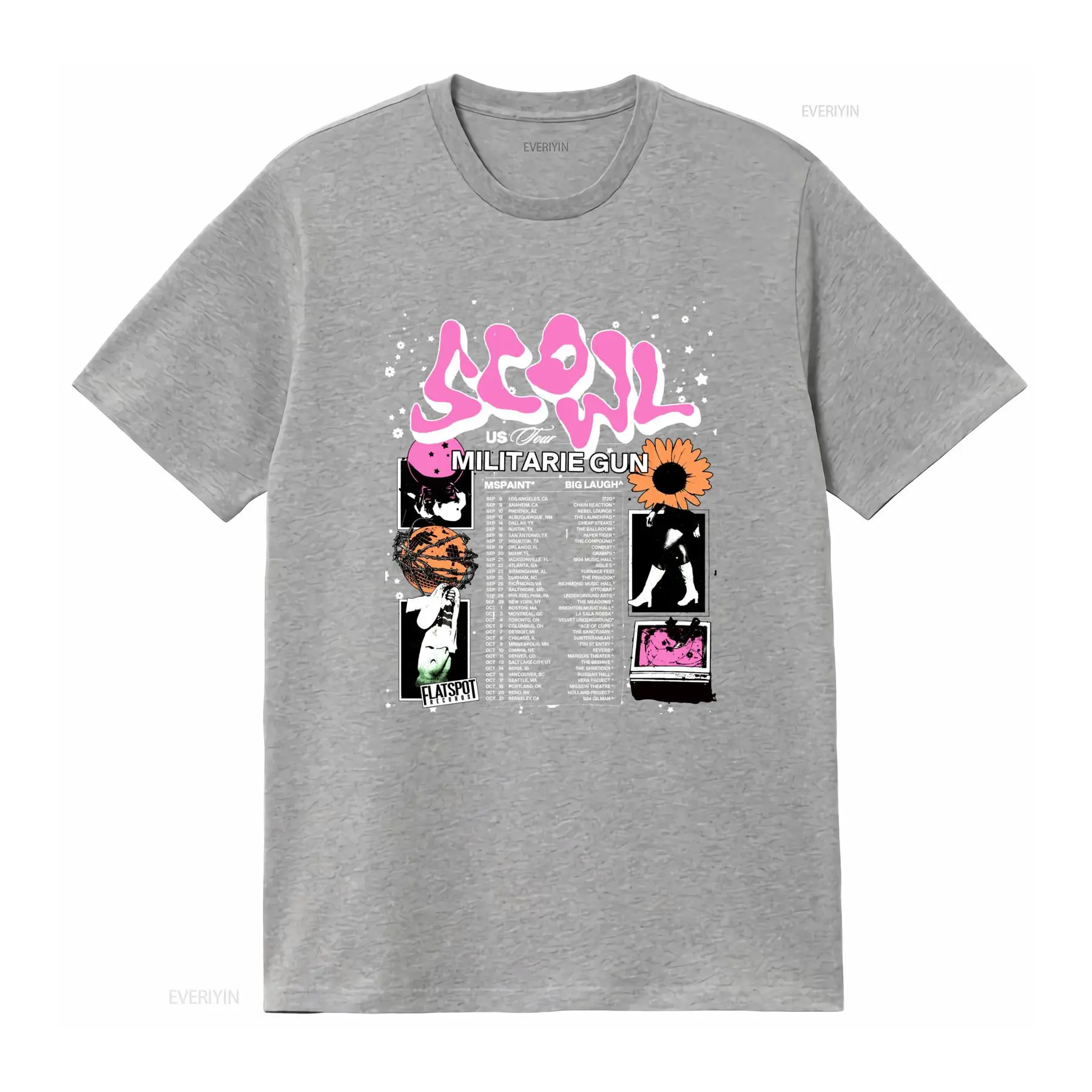 Scowl and Militarie Gun US Tou - Military Shirt Men 评论和价格