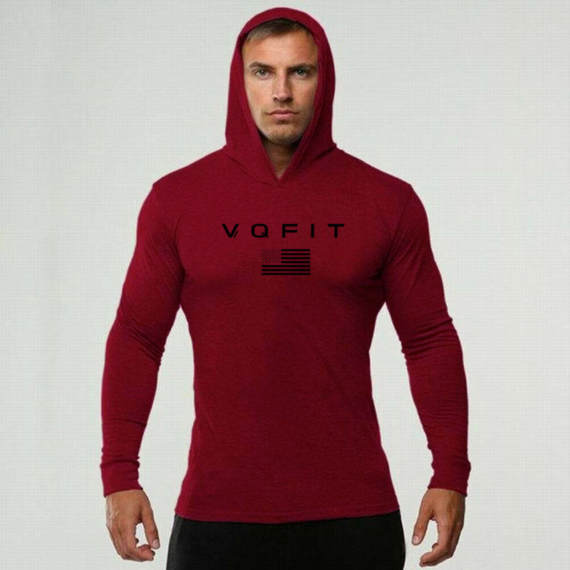 Mens Hooded Running T-shirts A - Muscle Tee Workout 评论和价格