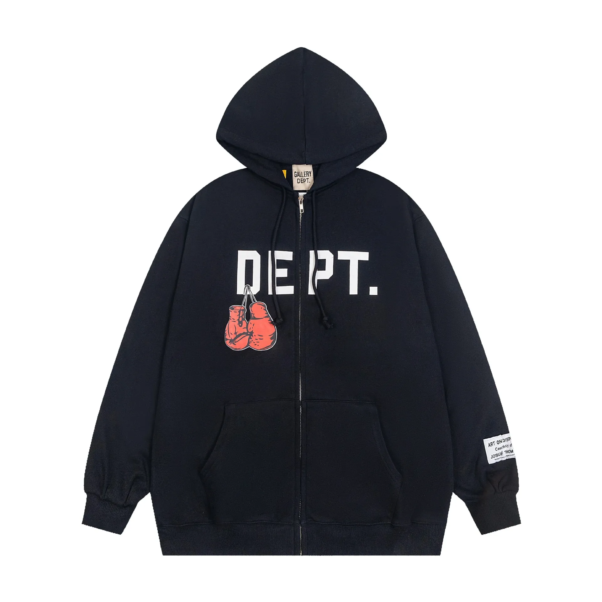 Dept Print Fashion Brand Lette - Men'S Fashion Zipper Hoodie 评论和价格