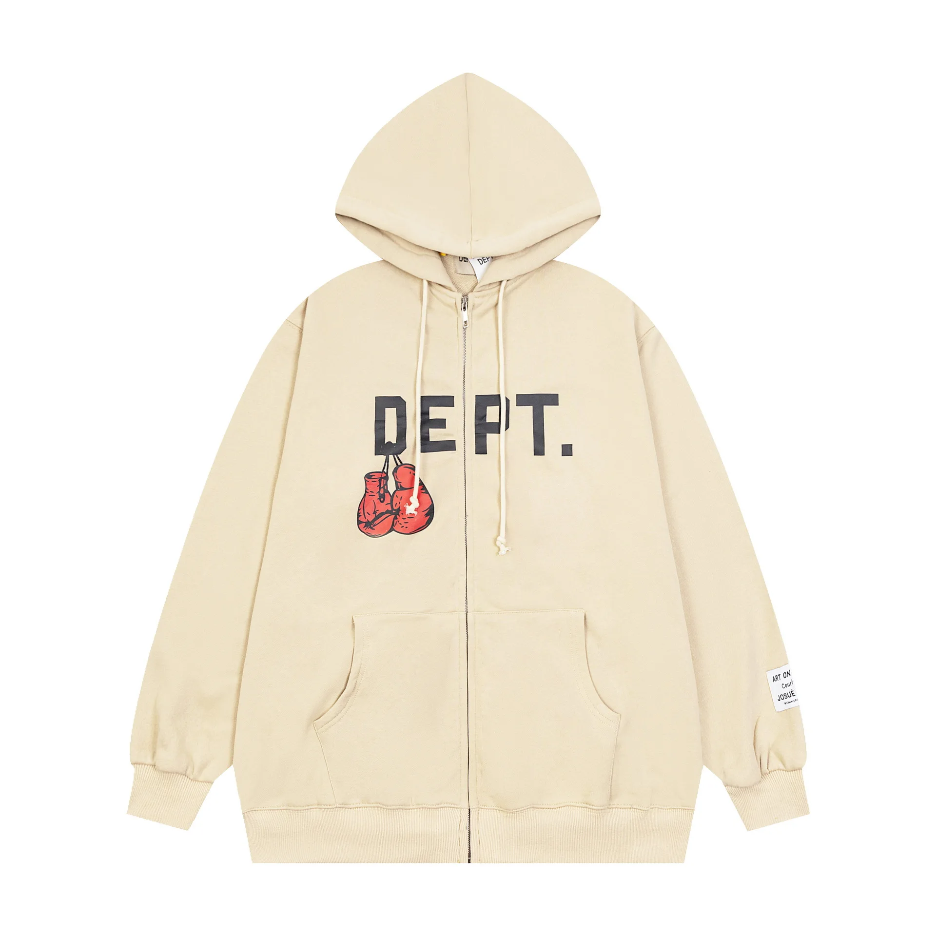 Dept Print Fashion Brand Lette - Men'S Fashion Zipper Hoodie 评论和价格