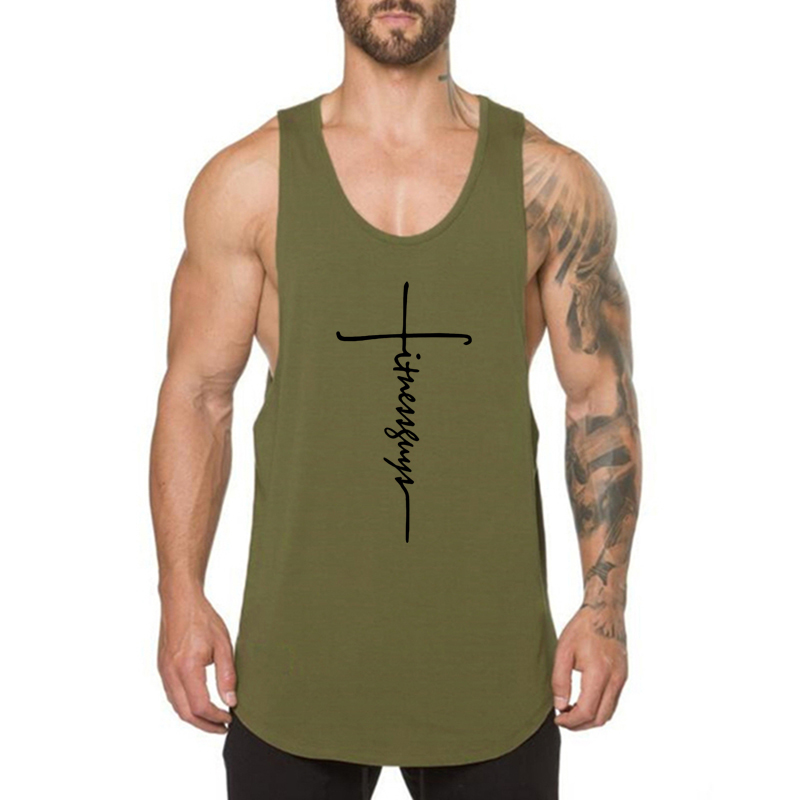 Fitness Guys Running Vests Men - Muscle Tee Workout 评论和价格