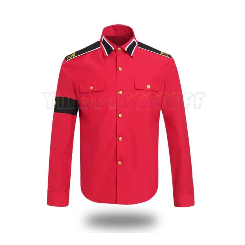 POP Michael Jackson anti war m - Military Shirt Men 评论和价格