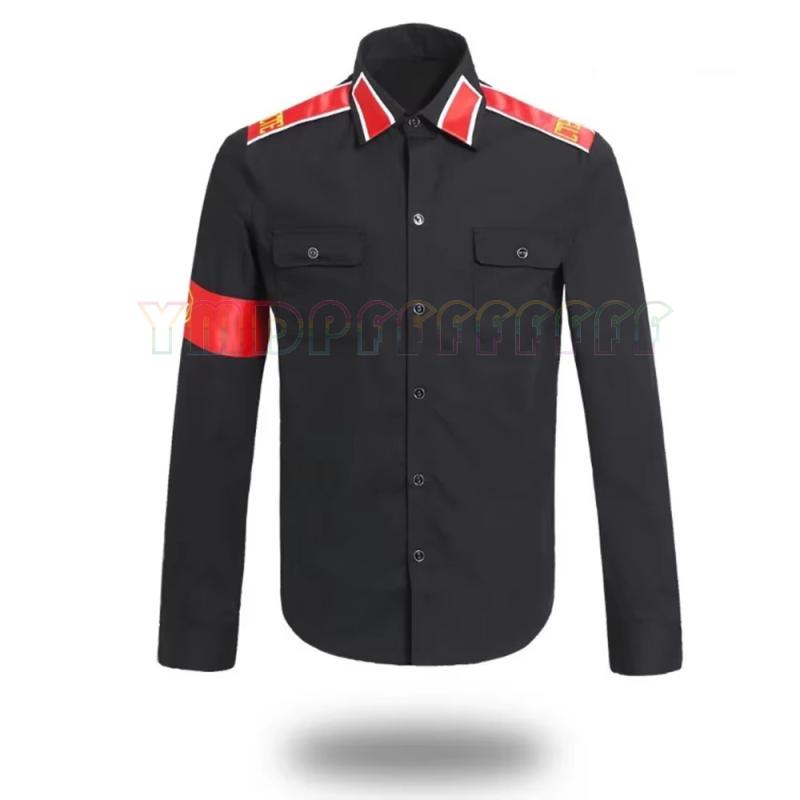 POP Michael Jackson anti war m - Military Shirt Men 评论和价格