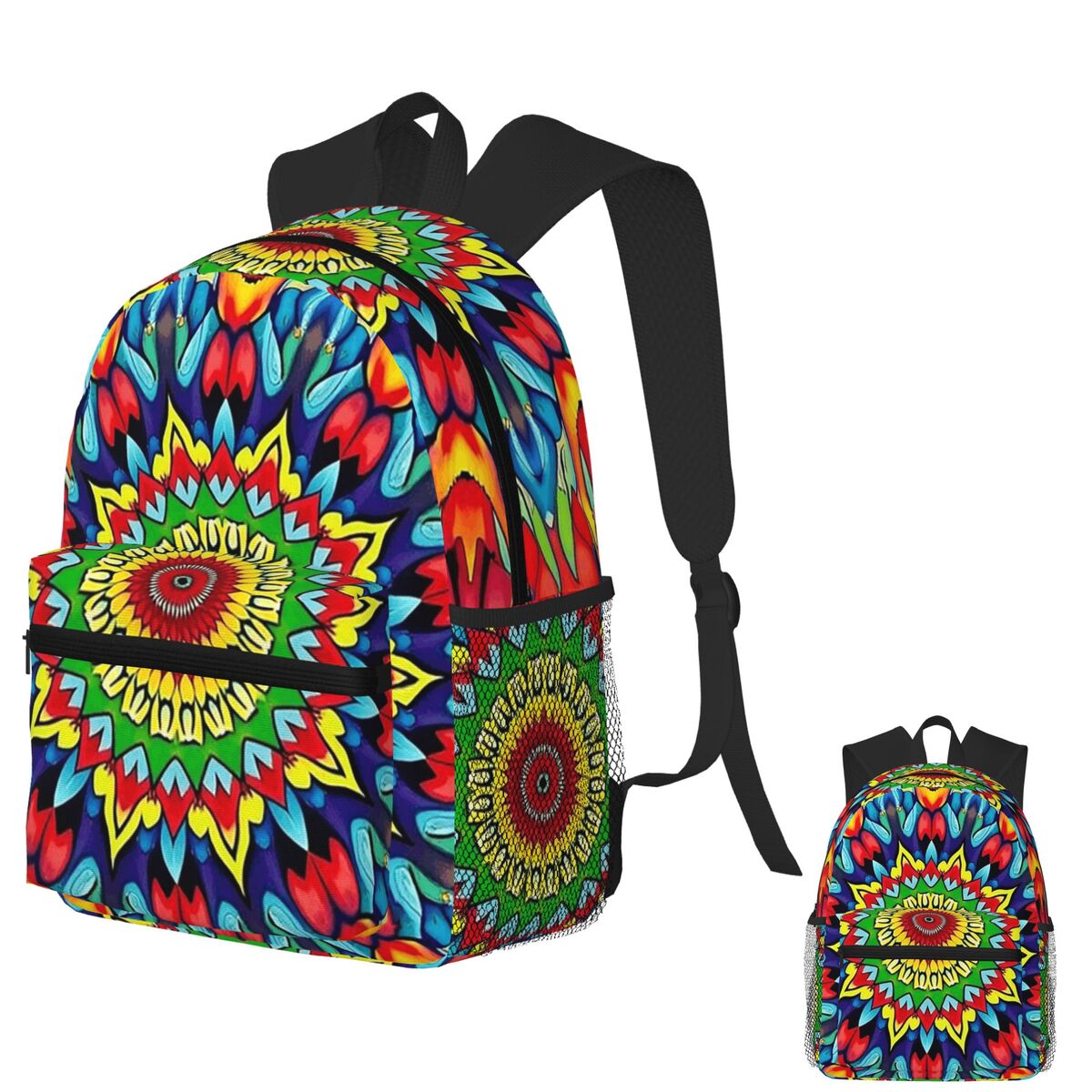 Vibrant Trippy Mandala 1960s P - Men'S Fashion 1960S 评论和价格
