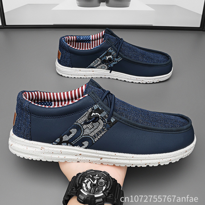 Hot Sale Blue/Black Men Loafer - Men'S Fashion Loafers Shoes 评论和价格