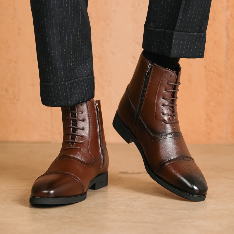 Luxury Men's Boots New High-to - Mens Fashion Dress 评论和价格
