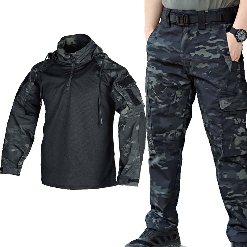 Men's CP Camo Tactical Combat  - Military Shirt Men 评论和价格